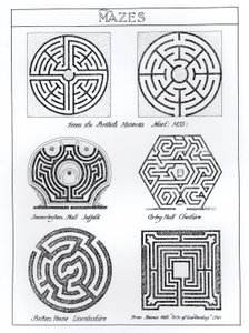 Labyrinthes, vers 1900